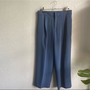 Uniqlo | Blue Wide Leg Culottes Crop Pants Medium
